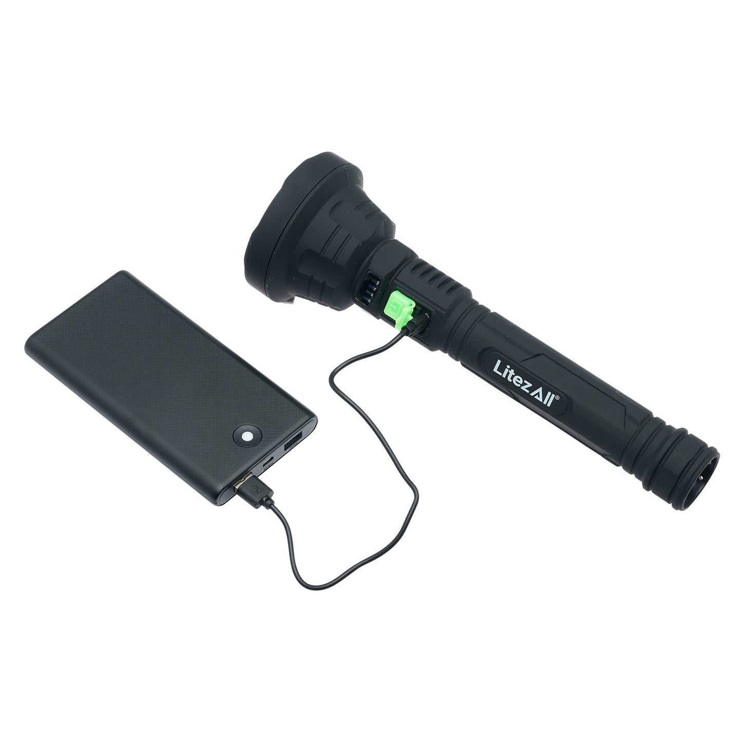 LitezAll 27625 Rechargeable Flashlight/Head Torch Triple Pack